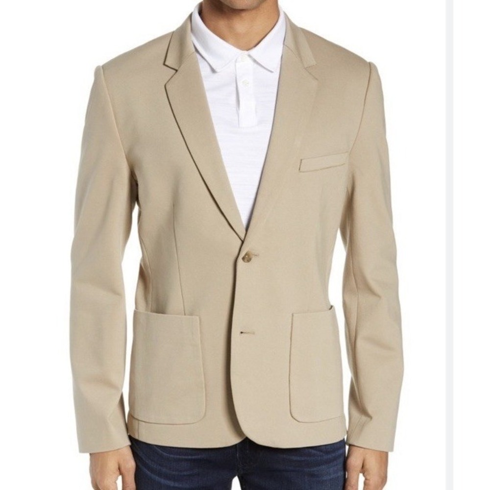 NWT Paige Men's Dax Classic Fit Sport Coat Blazer Desert Rock‎ Size XL $298 NEW